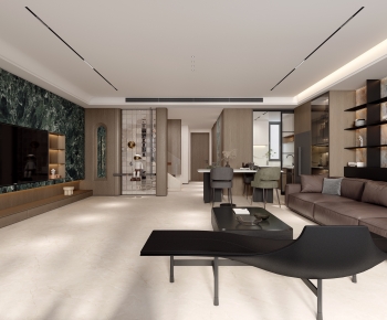 Modern A Living Room-ID:299669033