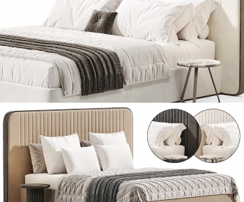 Modern Double Bed-ID:325633051