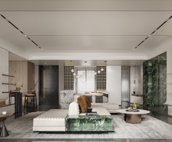 Modern A Living Room-ID:365495921