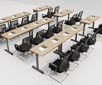 Modern Office Desk And Chair-ID:115819083