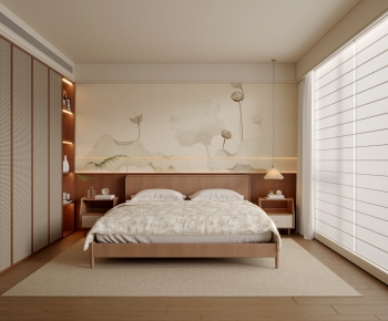 New Chinese Style Bedroom-ID:868880031