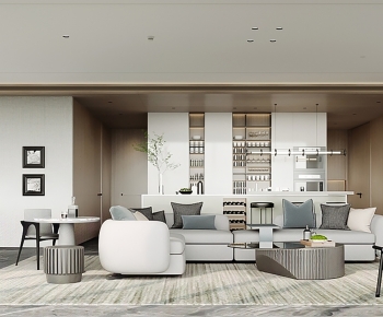 Modern A Living Room-ID:263995897