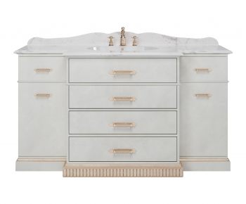 French Style Bathroom Cabinet-ID:118935114
