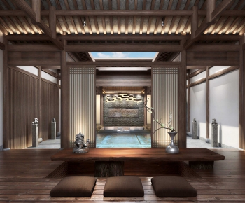 New Chinese Style Tea House-ID:372991099