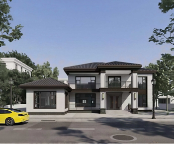 New Chinese Style Residential Building-ID:851555119