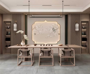 New Chinese Style Tea House-ID:682226906