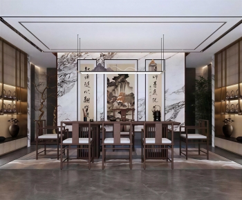 New Chinese Style Tea House-ID:768975029