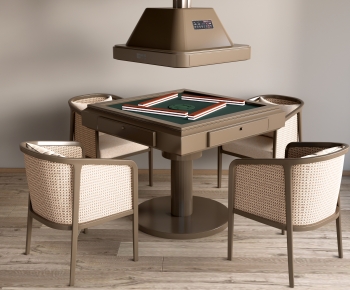 Modern Mahjong Tables And Chairs-ID:414428954
