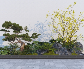 New Chinese Style Plant Landscaping-ID:843225965