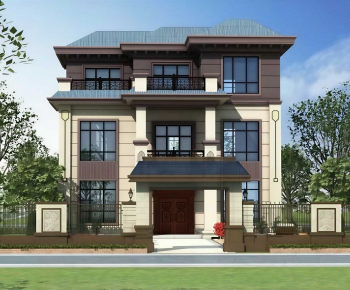 New Chinese Style Residential Building-ID:264888055