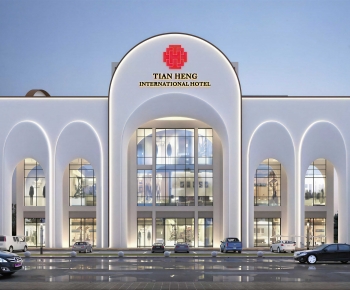 Modern Facade Element-ID:524200925