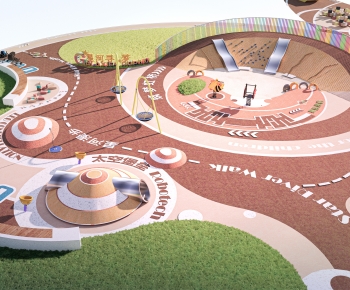 Modern Park Landscape-ID:908699992