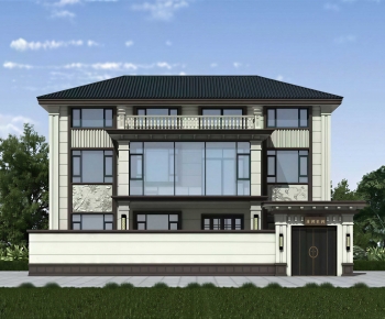 New Chinese Style Residential Building-ID:360901122