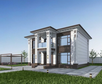 New Chinese Style Residential Building-ID:536221987