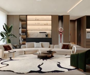 Modern A Living Room-ID:302262077