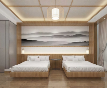 New Chinese Style Bedroom-ID:118395091