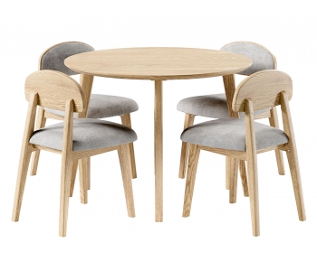 Modern Dining Table And Chairs-ID:580369007