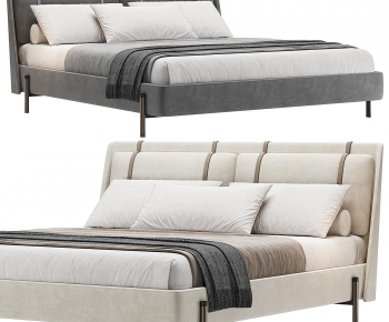 Modern Double Bed-ID:811825042