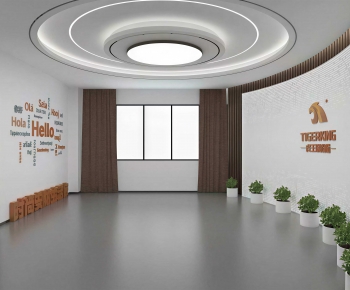 Modern Office Reception Desk-ID:712517983