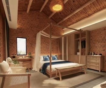 Wabi-sabi Style Bedroom-ID:137291082