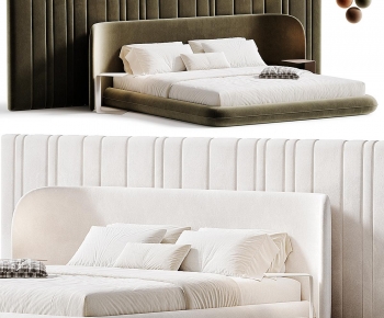 Modern Double Bed-ID:349128968