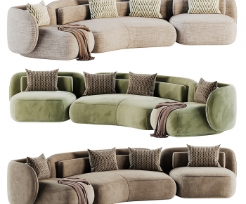 Modern Curved Sofa-ID:854189474