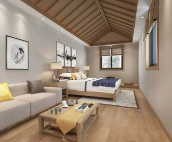 New Chinese Style Bedroom-ID:908447037