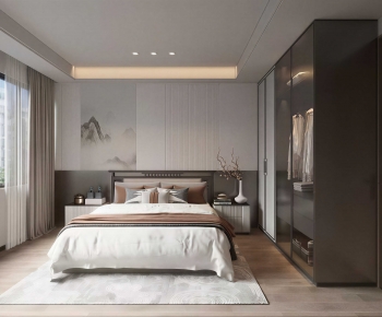 New Chinese Style Bedroom-ID:837217099