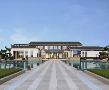 New Chinese Style Residential Building-ID:277331117