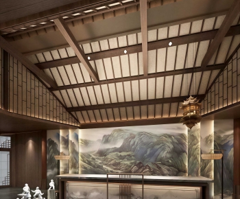 New Chinese Style Lobby Hall-ID:891129022