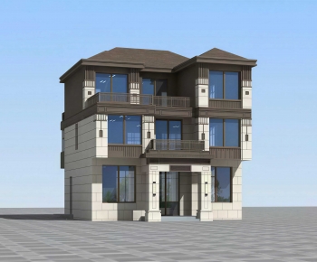 New Chinese Style Residential Building-ID:676134111