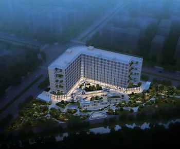 Modern Architectural Bird's-eye View Planning-ID:638790138