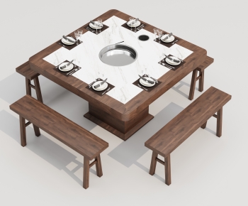 Modern Dining Table And Chairs-ID:199975973