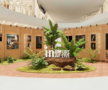 Modern Exhibition Hall-ID:629827984