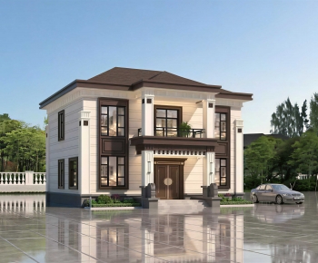 New Chinese Style Residential Building-ID:672558075
