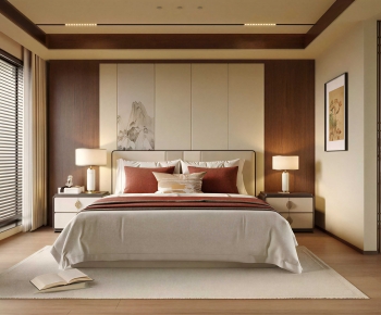New Chinese Style Bedroom-ID:577120836