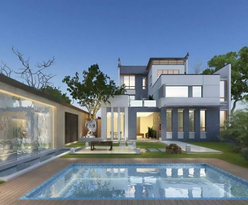 Modern Courtyard/landscape-ID:890136009