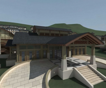 New Chinese Style Residential Building-ID:203799017