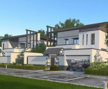 New Chinese Style Residential Building-ID:152076965