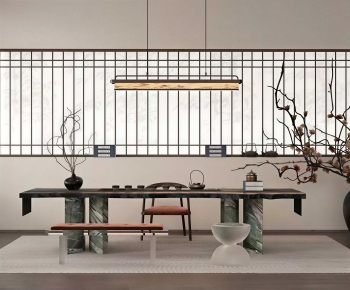 New Chinese Style Tea Tables And Chairs-ID:710059884