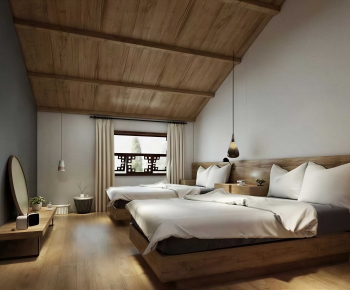 New Chinese Style Bedroom-ID:873840091