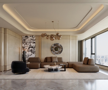 Modern A Living Room-ID:163836002