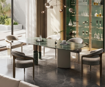 Modern Dining Table And Chairs-ID:647141939