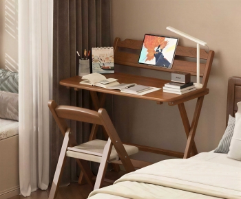 Modern Computer Desk And Chair-ID:213581092