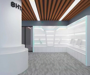 Modern Exhibition Hall-ID:592370033