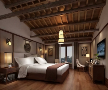 New Chinese Style Bedroom-ID:178611049