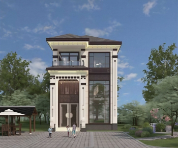 New Chinese Style Detached Villa-ID:213537932