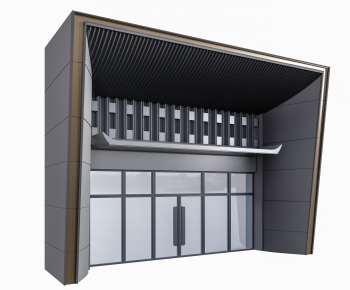 Modern Facade Element-ID:393867021