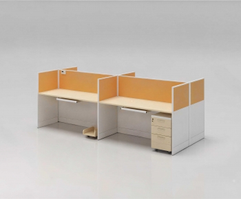 Modern Office Desk And Chair-ID:676115044