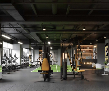 Industrial Style Gym-ID:377779963